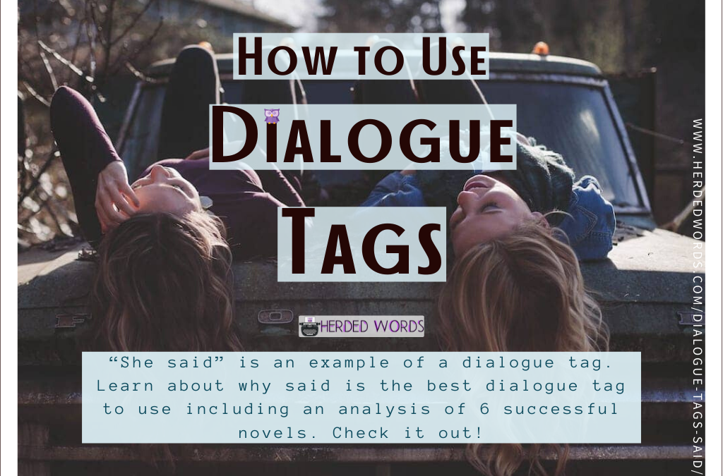 How to Use Dialogue Tags [& Why Said is Best!]